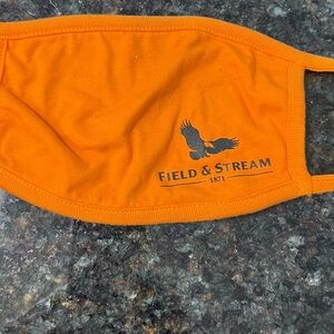 ❤️ Vintage Rate Field & Stream Orange Face Mask never used